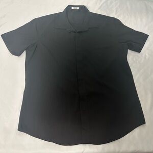 Men's Classic Black Button Down Shirt